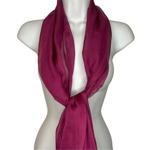 Solid color scarf